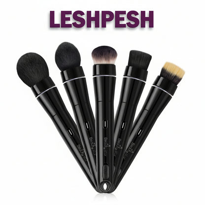 Electric Makeup Brush Set – 5-in-1 Automatic Foundation & Powder Tool