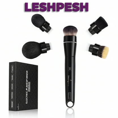 Electric Makeup Brush Set – 5-in-1 Automatic Foundation & Powder Tool
