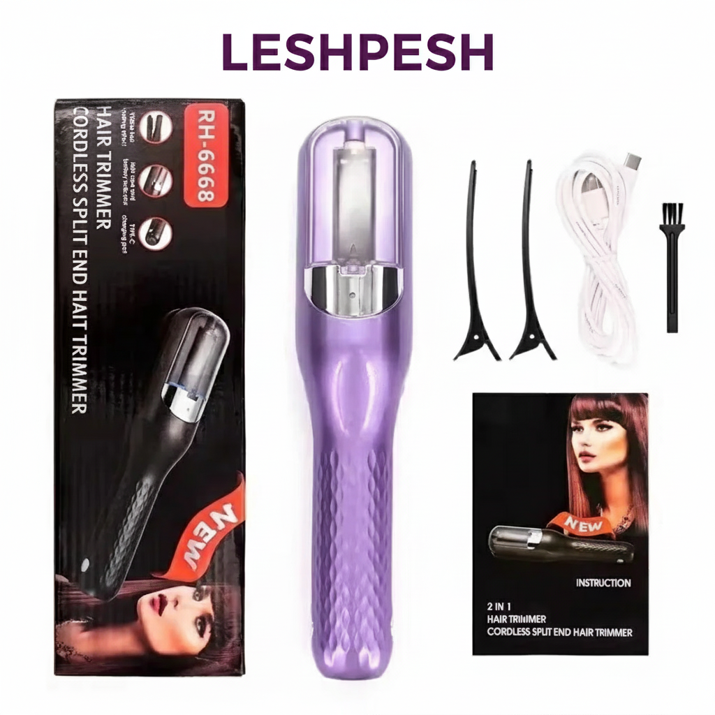 Professional Cordless Split End Hair Trimmer with Automatic Split Remover Multi-functional Hair Care Beauty Tool