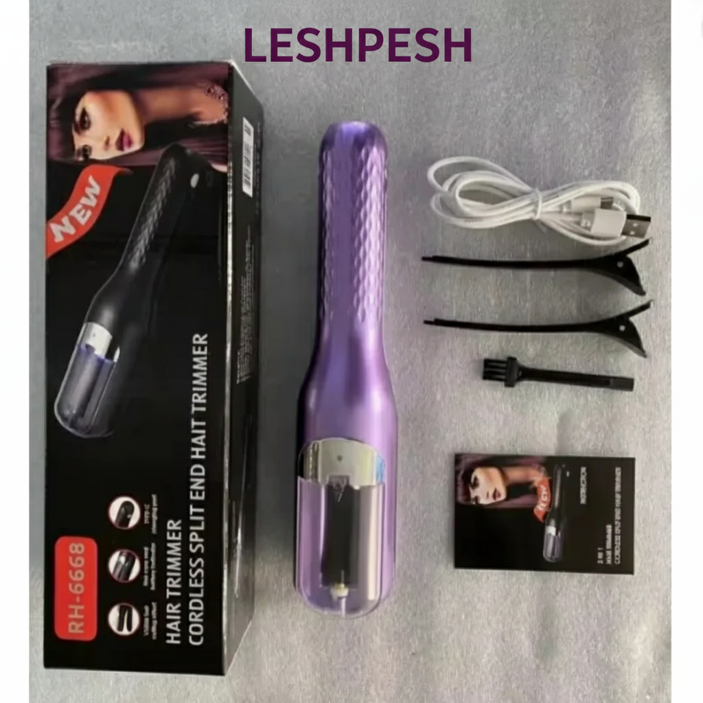 Professional Cordless Split End Hair Trimmer with Automatic Split Remover Multi-functional Hair Care Beauty Tool