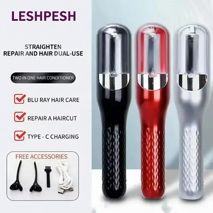 Professional Cordless Split End Hair Trimmer with Automatic Split Remover Multi-functional Hair Care Beauty Tool