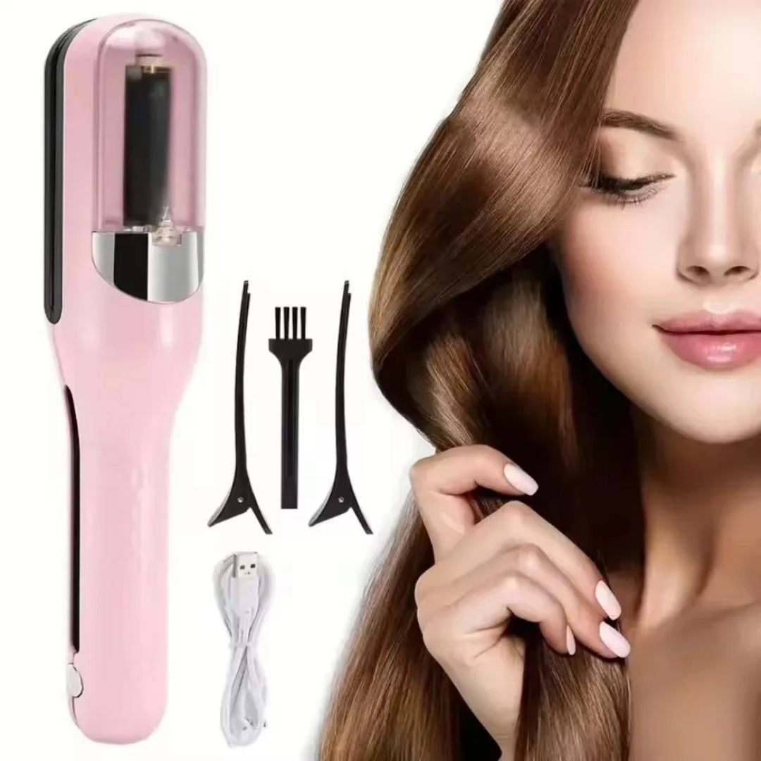 Professional Cordless Split End Hair Trimmer with Automatic Split Remover Multi-functional Hair Care Beauty Tool